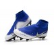 Nike Phantom Vision Elite DF Anti-Clog SG-PRO Blu Bianco Plata