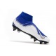 Nike Phantom Vision Elite DF Anti-Clog SG-PRO Blu Bianco Plata
