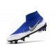 Nike Phantom Vision Elite DF Anti-Clog SG-PRO Blu Bianco Plata