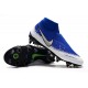 Nike Phantom Vision Elite DF Anti-Clog SG-PRO Blu Bianco Plata