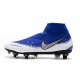 Nike Phantom Vision Elite DF Anti-Clog SG-PRO Blu Bianco Plata