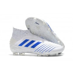Nuovo Scarpe 2019 adidas Predator 19+ FG - Virtuso Bianco Blu
