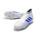 Nuovo Scarpe 2019 adidas Predator 19+ FG - Virtuso Bianco Blu