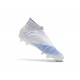 Nuovo Scarpe 2019 adidas Predator 19+ FG - Virtuso Bianco Blu