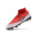 Nike Phantom Vision Elite DF Anti-Clog SG-PRO Rosso Bianco Argento