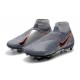 Nike Phantom Vision Elite DF Anti-Clog SG-PRO Grigio Argento