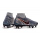 Nike Phantom Vision Elite DF Anti-Clog SG-PRO Grigio Argento