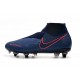 Nike Phantom Vision Elite DF Anti-Clog SG-PRO Blu Rosso