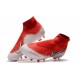 Nike Phantom Vision Elite DF FG - Rosso Bianco Argento