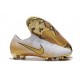 Nike Mercurial Vapor 12 Elite FG ACC Scarpe Uomo Bianco Oro