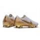 Nike Mercurial Vapor 12 Elite FG ACC Scarpe Uomo Bianco Oro