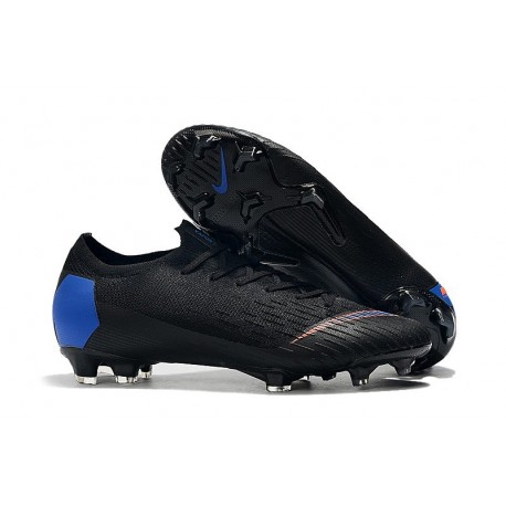 Nike Mercurial Vapor 12 Elite FG ACC Scarpe Uomo Nero Blu Arancio