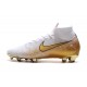Scarpe 2019 Nike Mercurial Superfly 360 Elite FG - Bianco Oro
