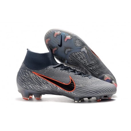 Scarpe 2019 Nike Mercurial Superfly 360 Elite FG - Grigio Nero