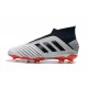 Nuovo Scarpe 2019 adidas Predator 19+ FG - Argento Nero