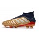 adidas Scarpa da Calcio Predator 19.1 FG - Oro Rosso Argento
