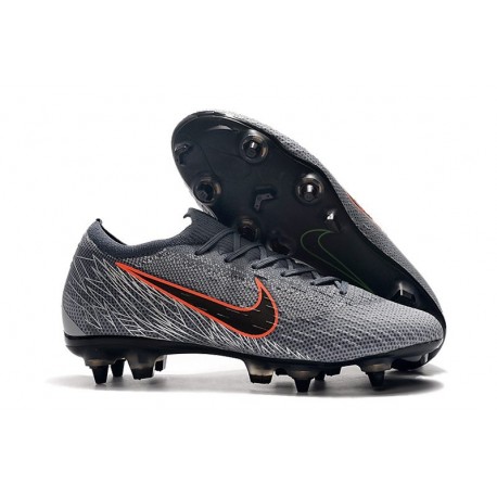 Nike Scarpe Mercurial Vapor XII SG-Pro Anti Clog Grigio Nero