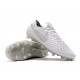 Scarpa Nuovo Nike Tiempo Legend VIII Elite FG Bianco Cromo Platino