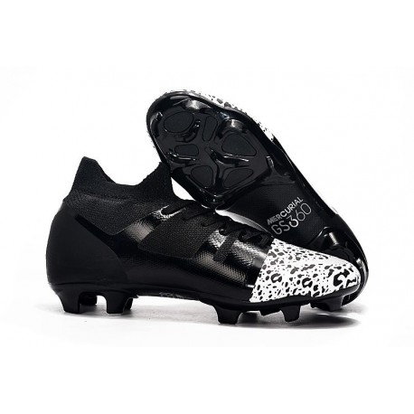 Scarpe da Calcio Nike Mercurial GS360 FG Nero Bianco