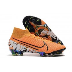 Scarpe Nike Mercurial Superfly VII Elite FG Arancione Bianco