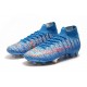 Scarpe Nike Mercurial Superfly VII Elite FG Blu Rosso
