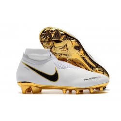 Scarpe Nike Phantom Vision Elite Dynamic Fit FG - Bianca Oro