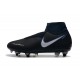 Nike Phantom Vision Elite DF Anti-Clog SG-PRO Nero Blu Argento