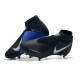 Nike Phantom Vision Elite DF Anti-Clog SG-PRO Nero Blu Argento