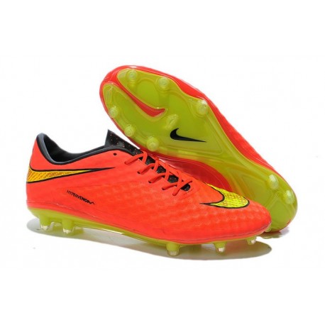 Neymar Scarpa da Calcio Nike HyperVenom Phantom FG Arancio Oro