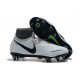 Nike Phantom Vision Elite DF Anti-Clog SG-PRO Grigio Rosso Nero