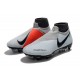 Nike Phantom Vision Elite DF Anti-Clog SG-PRO Grigio Rosso Nero