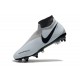 Nike Phantom Vision Elite DF Anti-Clog SG-PRO Grigio Rosso Nero