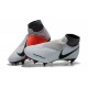 Nike Phantom Vision Elite DF Anti-Clog SG-PRO Grigio Rosso Nero