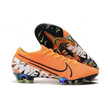 Scarpe calcio Nike Mercurial Vapor 13 Elite FG Arancio Bianco