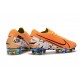 Scarpe calcio Nike Mercurial Vapor 13 Elite FG Arancio Bianco
