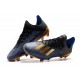 Scarpe Nuovo adidas X 19.1 FG Nero Oro Blu