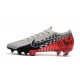 Scarpe calcio Nike Mercurial Vapor 13 Elite FG NJR Cromo Nero Rosso Orbita Platino