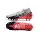 Scarpe Nike Mercurial Superfly VII Elite FG NJR Cromo Nero Rosso Orbita Platino