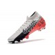 Scarpe Nike Mercurial Superfly VII Elite FG NJR Cromo Nero Rosso Orbita Platino