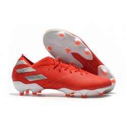adidas Nemeziz 19.1 FG Scarpe Calcio Rosso Argento