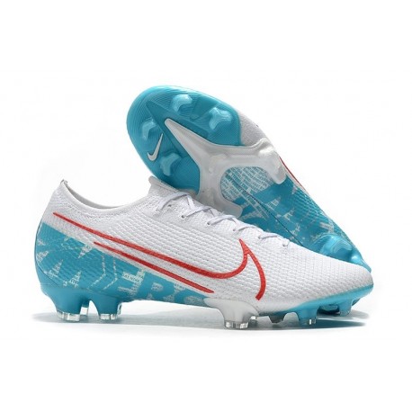 Scarpe calcio Nike Mercurial Vapor 13 Elite FG Bianco Blu