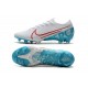 Scarpe calcio Nike Mercurial Vapor 13 Elite FG Bianco Blu