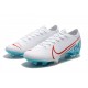 Scarpe calcio Nike Mercurial Vapor 13 Elite FG Bianco Blu