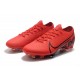 Scarpe calcio Nike Mercurial Vapor 13 Elite FG Rosso Nero