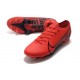 Scarpe calcio Nike Mercurial Vapor 13 Elite FG Rosso Nero