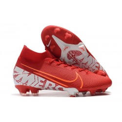 Scarpe Nike Mercurial Superfly VII Elite FG Rosso Bianco