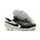 Scarpa Nuovo Nike Tiempo Legend VIII Elite FG Nero Bianco Volt
