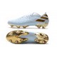 adidas Nemeziz 19.1 FG Scarpe Calcio Bianco Oro Metallico Light Aqua