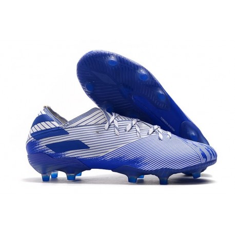 adidas Nemeziz 19.1 FG Scarpe Calcio Blu Bianco