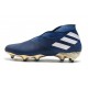 Scarpe Calcetto Adidas Nemeziz 19+ FG Blu Bianco